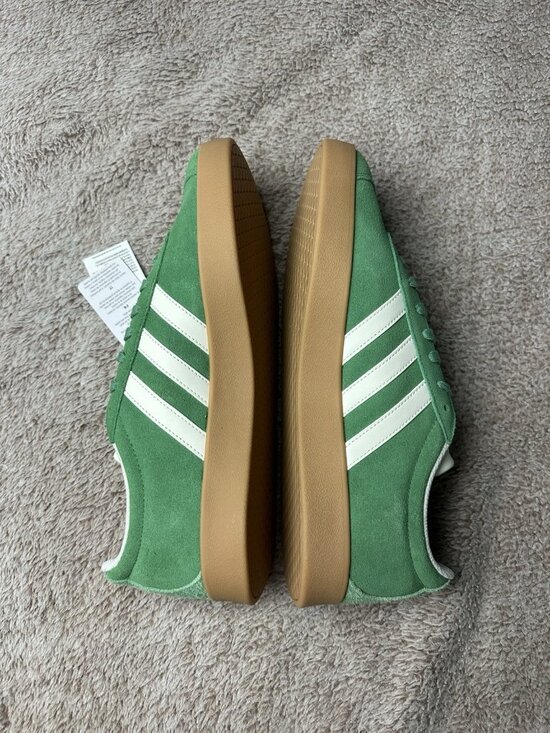 adidas VL Court 2.0 Preloved Green Suede Men\'s Sneaker JH5077 White Gum 11.5 New main image 11